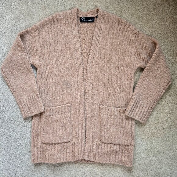 Parrish LA Sweaters - Parrish LA Wool Cashmere Cardigan Sweater Thick